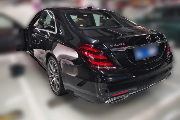 Used Mercedes-Benz S-Class 2020 S 450 L 4MATIC Exclusive Edition Rear Left 45 Deg