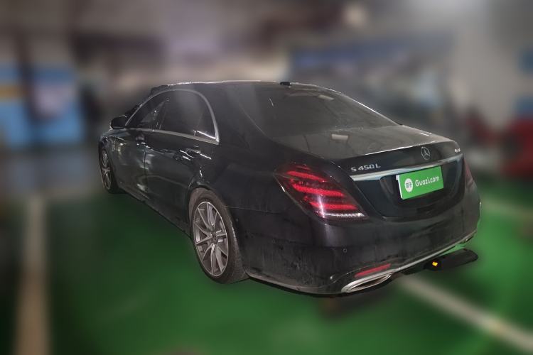 Used Mercedes-Benz S-Class 2020 S 450 L 4MATIC Exclusive Edition Rear Left 45 Deg