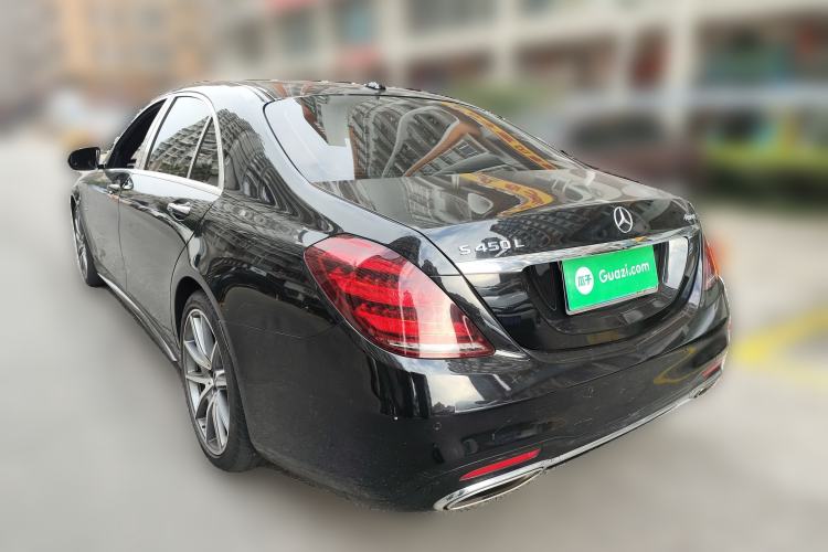 Used Mercedes-Benz S-Class 2020 S 450 L 4MATIC Exclusive Edition Rear Left 45 Deg