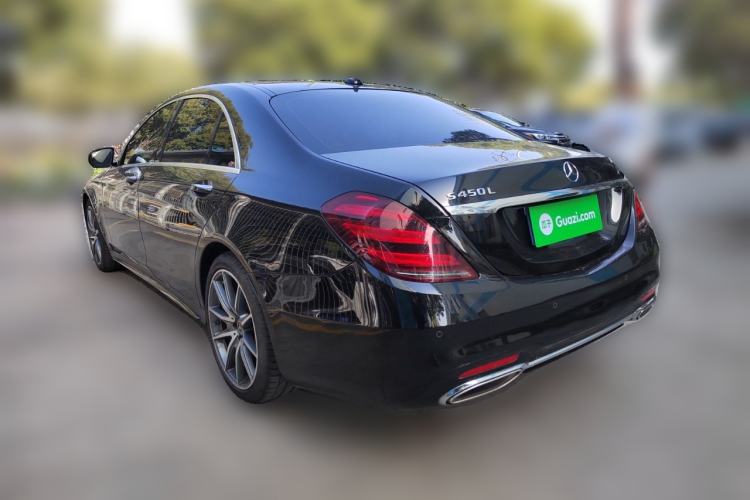 Used Mercedes-Benz S-Class 2020 S 450 L 4MATIC Exclusive Edition Rear Left 45 Deg