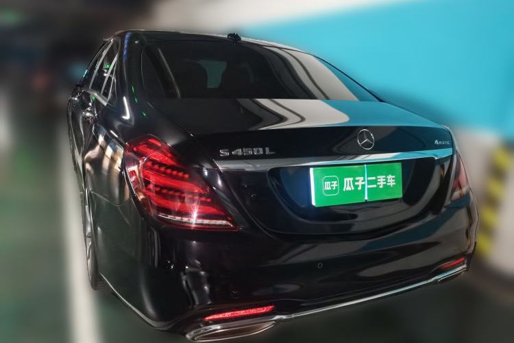 Used Mercedes-Benz S-Class 2020 S 450 L 4MATIC Exclusive Edition Rear Left 45 Deg