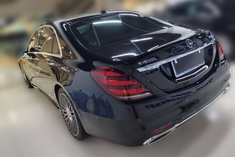 Used Mercedes-Benz S-Class 2020 S 450 L 4MATIC Exclusive Edition Rear Left 45 Deg