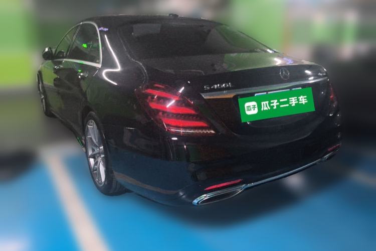 Used Mercedes-Benz S-Class 2020 S 450 L 4MATIC Exclusive Edition Rear Left 45 Deg