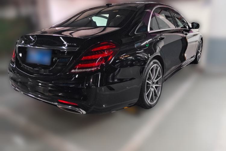 Used Mercedes-Benz S-Class 2020 S 450 L 4MATIC Exclusive Edition Rear Right 45 Deg