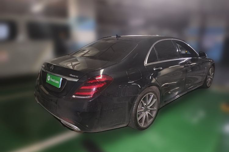 Used Mercedes-Benz S-Class 2020 S 450 L 4MATIC Exclusive Edition Rear Right 45 Deg