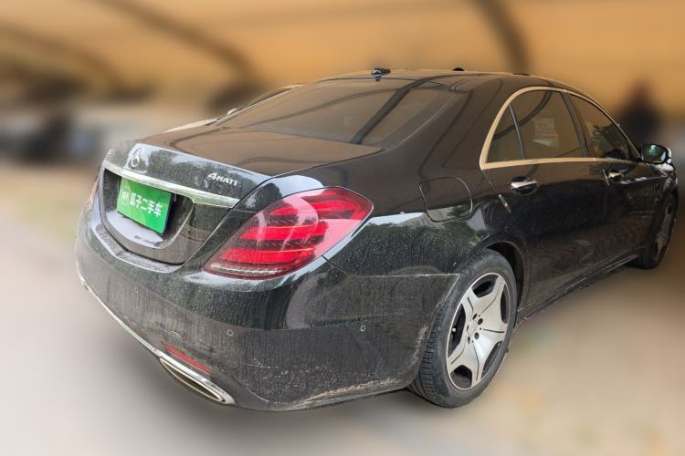 Used Mercedes-Benz S-Class 2020 S 450 L 4MATIC Exclusive Edition Rear Right 45 Deg