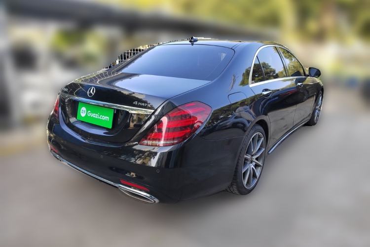 Used Mercedes-Benz S-Class 2020 S 450 L 4MATIC Exclusive Edition Rear Right 45 Deg