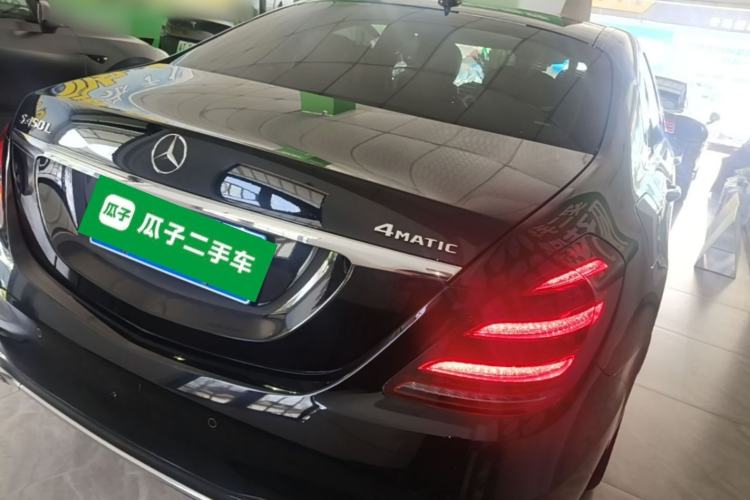 Used Mercedes-Benz S-Class 2020 S 450 L 4MATIC Exclusive Edition Rear Right 45 Deg