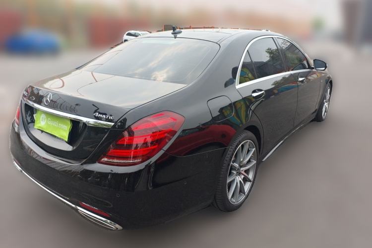 Used Mercedes-Benz S-Class 2020 S 450 L 4MATIC Exclusive Edition Rear Right 45 Deg