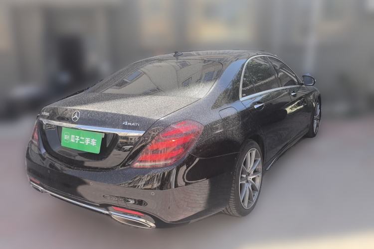 Used Mercedes-Benz S-Class 2020 S 450 L 4MATIC Exclusive Edition Rear Right 45 Deg