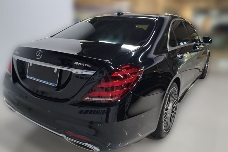 Used Mercedes-Benz S-Class 2020 S 450 L 4MATIC Exclusive Edition Rear Right 45 Deg