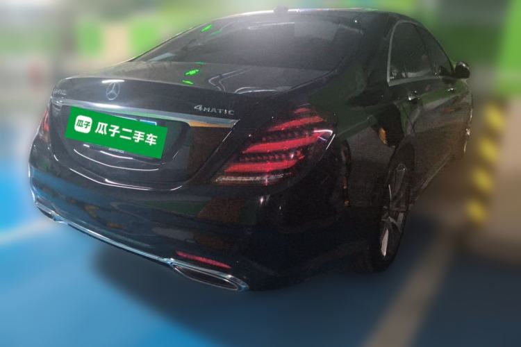 Used Mercedes-Benz S-Class 2020 S 450 L 4MATIC Exclusive Edition Rear Right 45 Deg