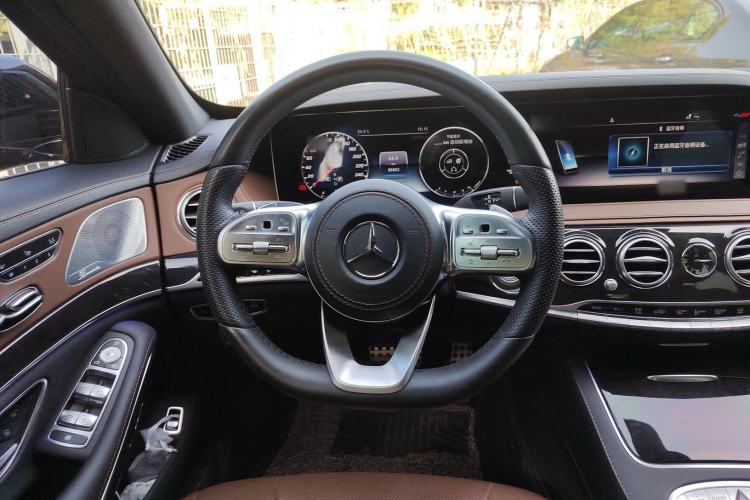 Used Mercedes-Benz S-Class 2020 S 450 L 4MATIC Exclusive Edition Steering Wheel