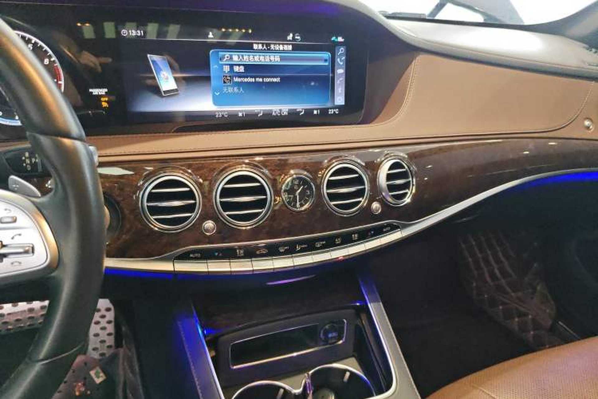 Used Mercedes-Benz S-Class 2020 S 350 L Business Class Ultimate Edition Audio And AC Panel