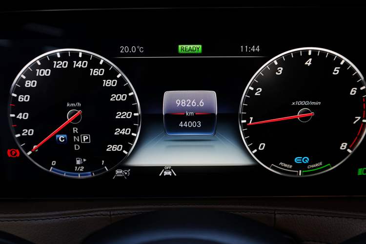 Used Mercedes-Benz S-Class 2020 S 450 L 4MATIC Exclusive Edition Odometer Close Up