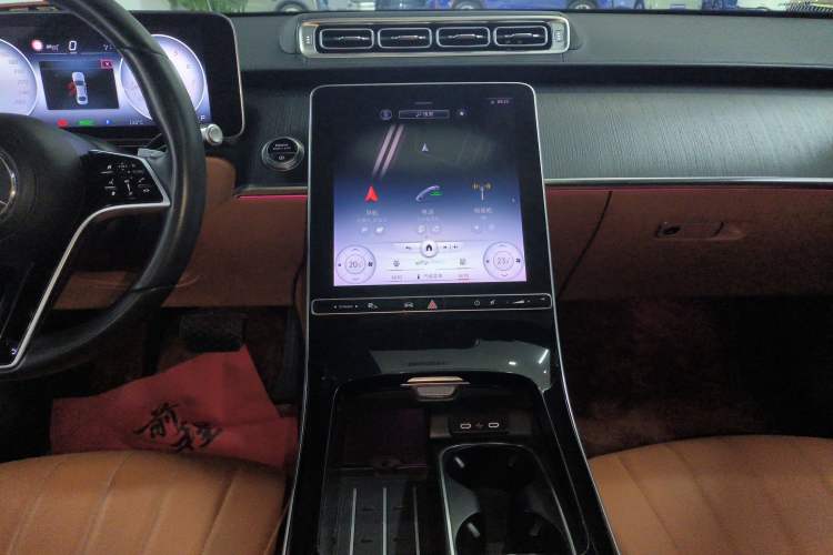 Used Mercedes-Benz S-Class 2021 S 400 L Business Model Audio And AC Panel