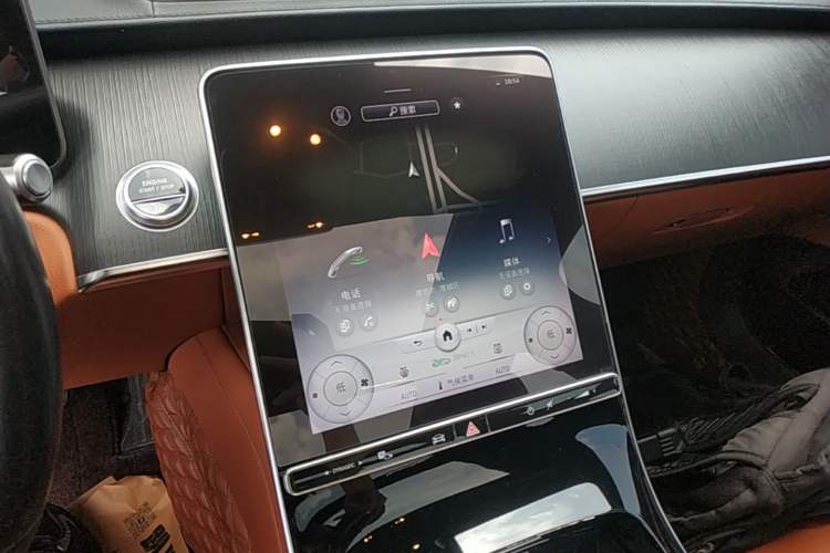 Used Mercedes-Benz S-Class 2021 S 400 L Business Model Audio And AC Panel