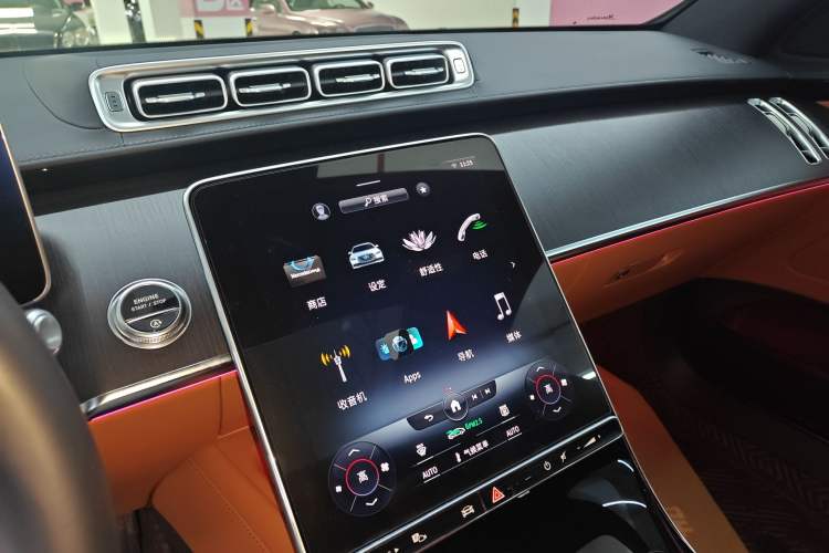Used Mercedes-Benz S-Class 2021 S 400 L Business Model Audio And AC Panel