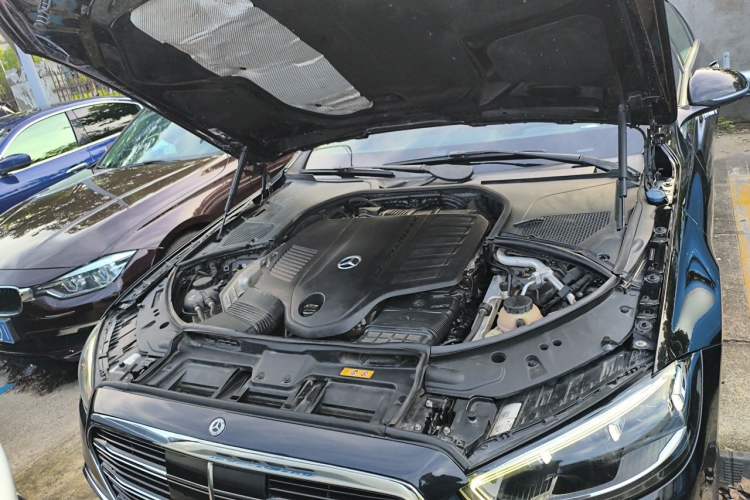 Used Mercedes-Benz S-Class 2021 S 400 L Business Model Engine Bay