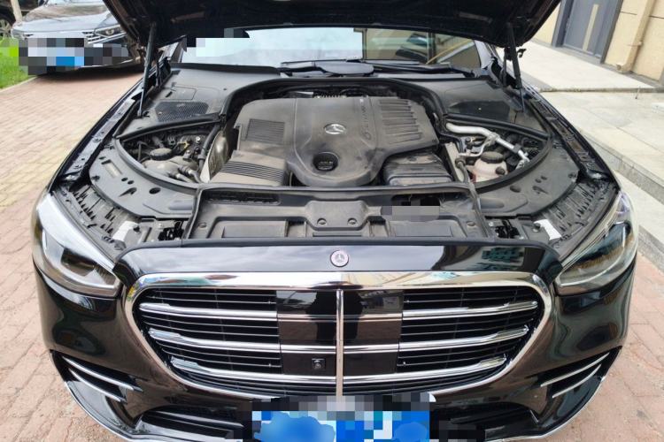Used Mercedes-Benz S-Class 2021 S 450 L 4MATIC Engine Bay