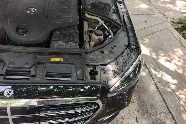 Used Mercedes-Benz S-Class 2021 S 450 L 4MATIC Engine Bay Left