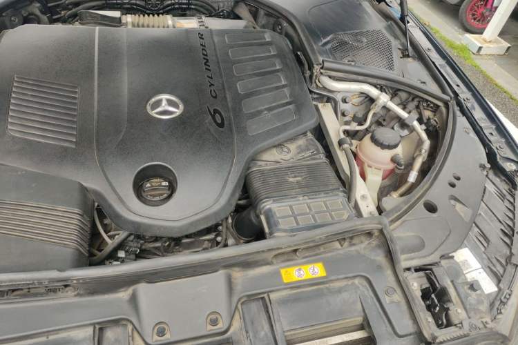 Used Mercedes-Benz S-Class 2021 S 400 L Luxury Model Engine Bay Left