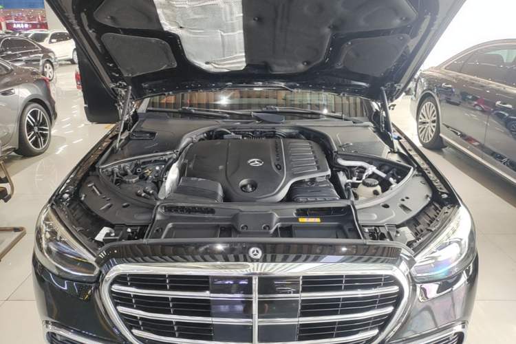 Used Mercedes-Benz S-Class 2021 S 400 L Business Model Engine Bay