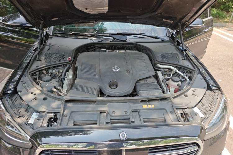 Used Mercedes-Benz S-Class 2021 S 400 L Luxury Model Engine Bay