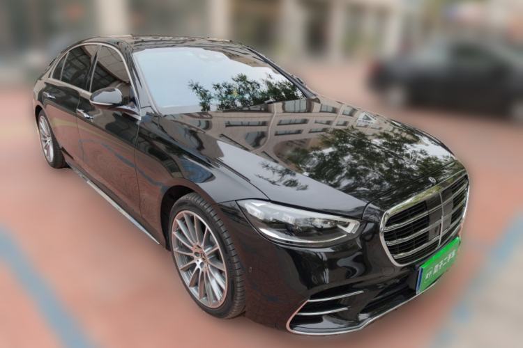 Used Mercedes-Benz S-Class 2021 S 450 L 4MATIC Front Right 45 Deg