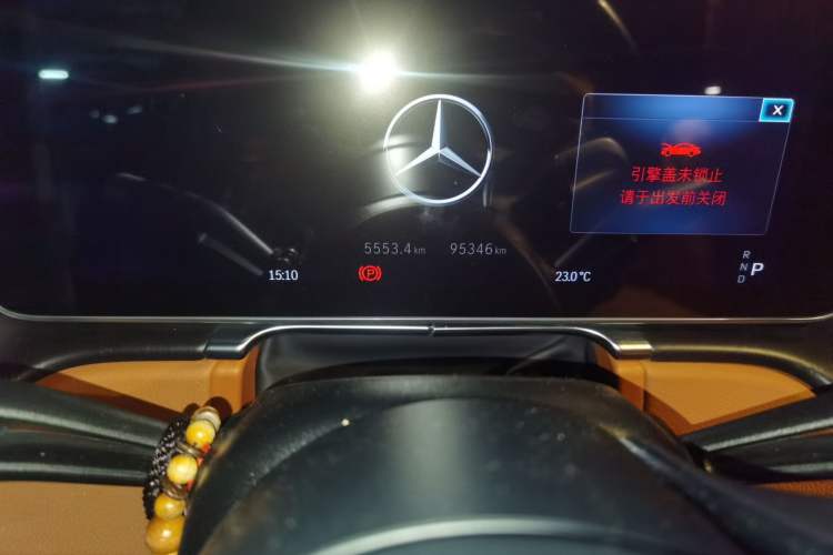Used Mercedes-Benz S-Class 2021 S 400 L Business Model Odometer Close Up