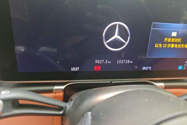 Used Mercedes-Benz S-Class 2021 S 400 L Business Model Odometer Close Up