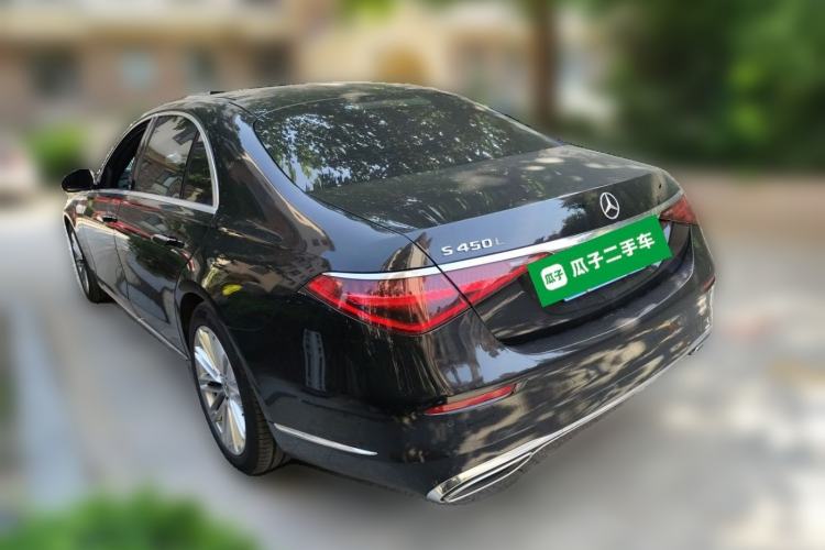 Used Mercedes-Benz S-Class 2021 S 450 L Rear Left 45 Deg