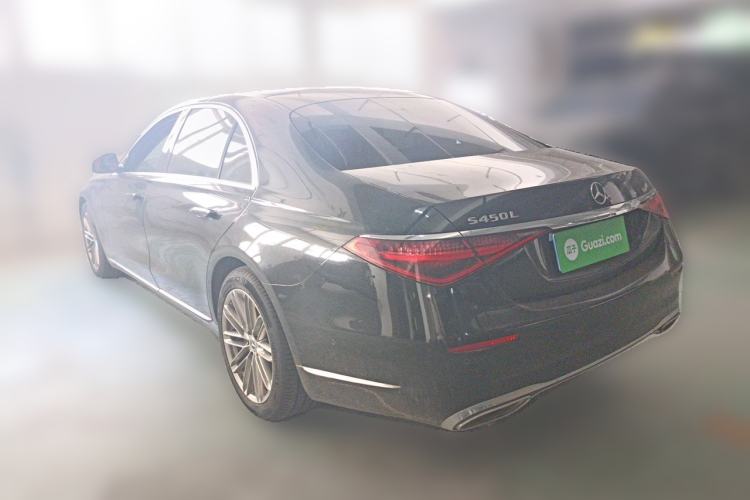 Used Mercedes-Benz S-Class 2021 S 450 L Rear Left 45 Deg