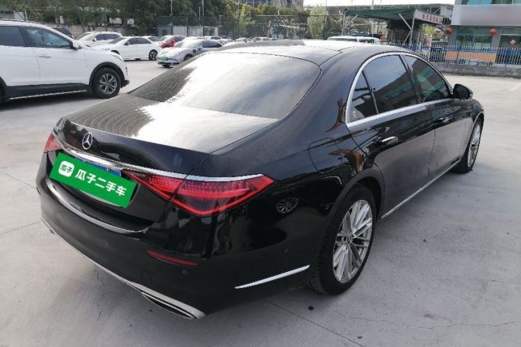 Used Mercedes-Benz S-Class 2021 S 450 L Rear Right 45 Deg
