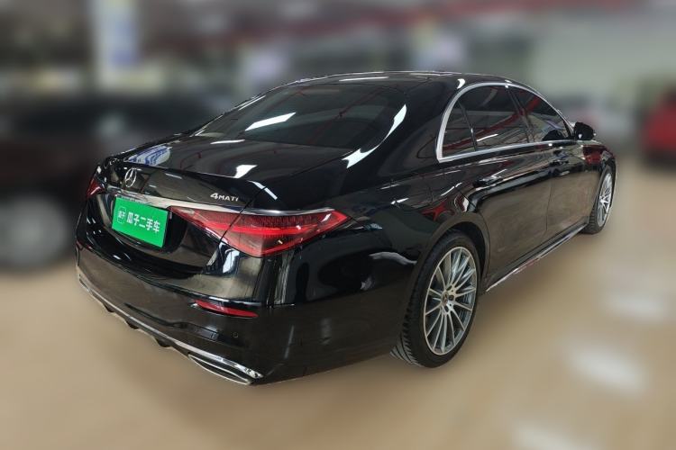 Used Mercedes-Benz S-Class 2021 S 450 L 4MATIC Rear Right 45 Deg