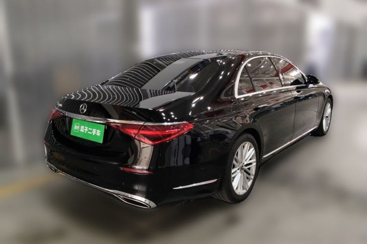 Used Mercedes-Benz S-Class 2021 S 450 L Rear Right 45 Deg