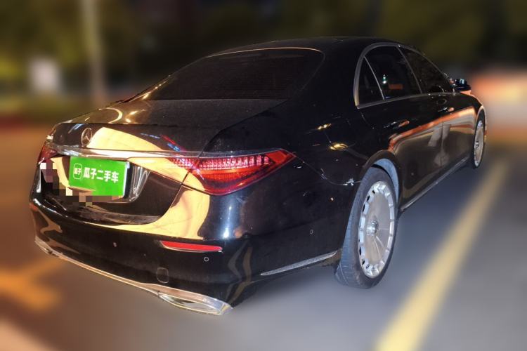 Used Mercedes-Benz S-Class 2021 S 400 L Luxury Model Rear Right 45 Deg