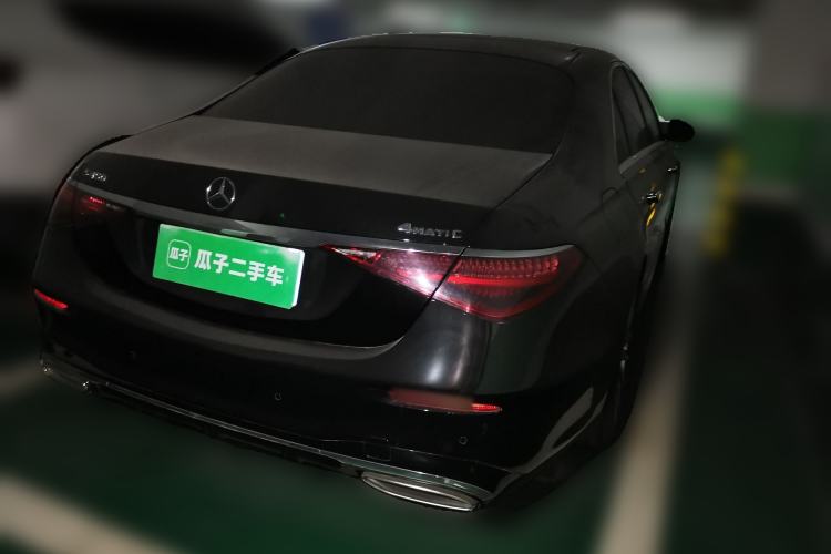 Used Mercedes-Benz S-Class 2021 S 450 L 4MATIC Rear Right 45 Deg