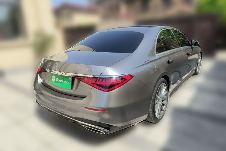 Used Mercedes-Benz S-Class 2021 S 450 L 4MATIC Rear Right 45 Deg