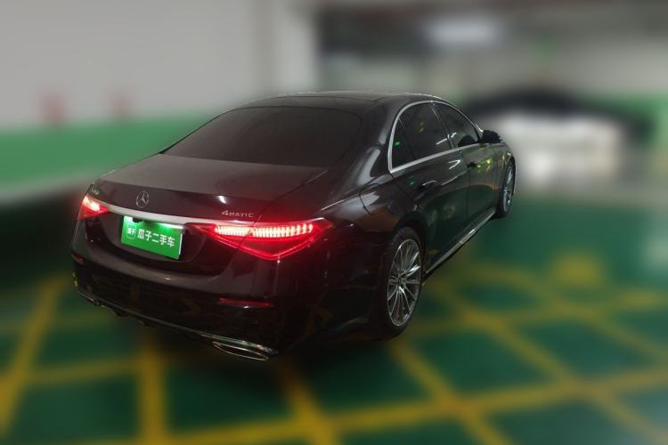 Used Mercedes-Benz S-Class 2021 S 450 L 4MATIC Rear Right 45 Deg