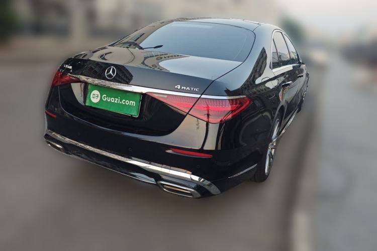 Used Mercedes-Benz S-Class 2021 S 450 L 4MATIC Rear Right 45 Deg