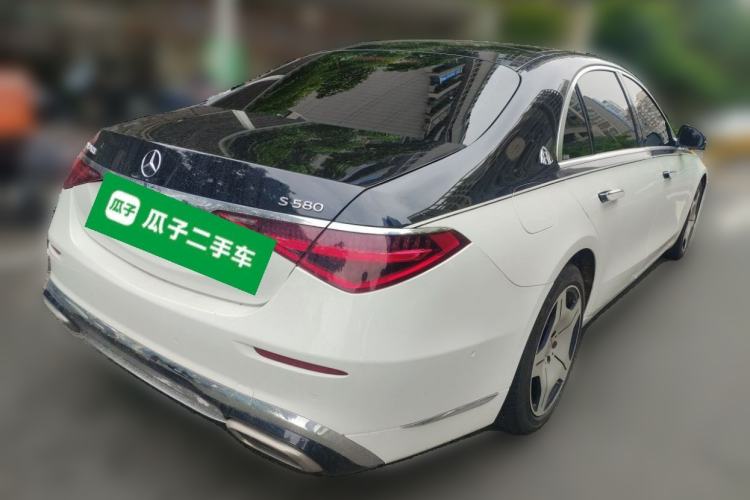 Used Mercedes-Benz S-Class 2021 S 400 L Luxury Model Rear Right 45 Deg
