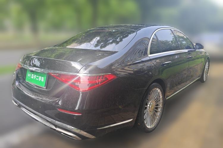 Used Mercedes-Benz S-Class 2021 S 400 L Luxury Model Rear Right 45 Deg