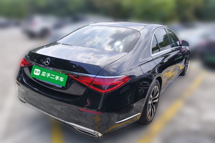 Used Mercedes-Benz S-Class 2021 S 400 L Luxury Model Rear Right 45 Deg