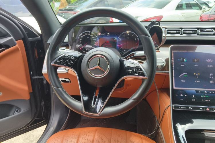 Used Mercedes-Benz S-Class 2021 S 400 L Luxury Model Steering Wheel