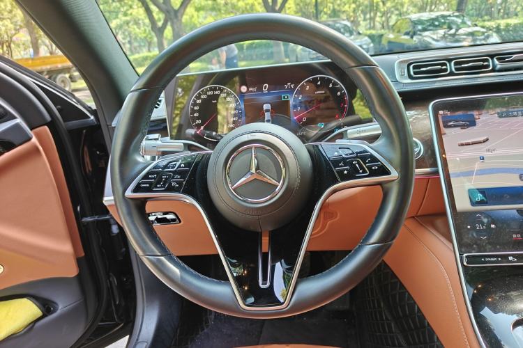 Used Mercedes-Benz S-Class 2021 S 400 L Luxury Model Steering Wheel