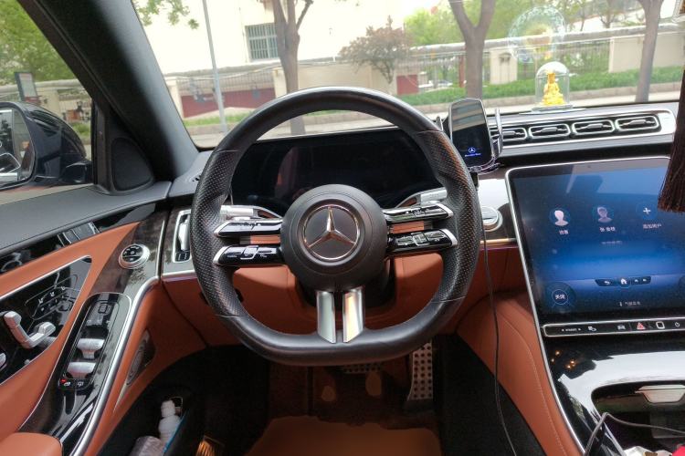 Used Mercedes-Benz S-Class 2021 S 450 L 4MATIC Steering Wheel