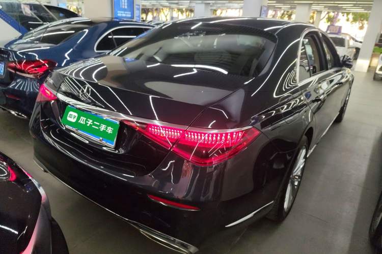 Used Mercedes-Benz S-Class 2021 S 450 L Rear Right 45 Deg