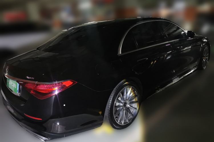 Used Mercedes-Benz S-Class 2021 S 450 L 4MATIC Rear Right 45 Deg