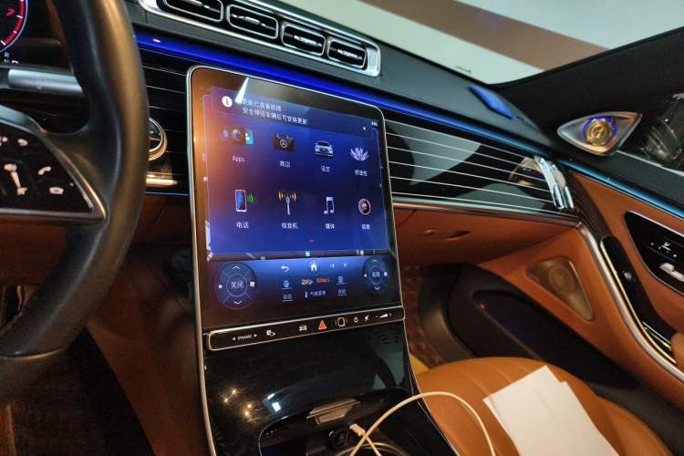 Used Mercedes-Benz S-Class 2022 S 400 L Luxury Model Audio And AC Panel